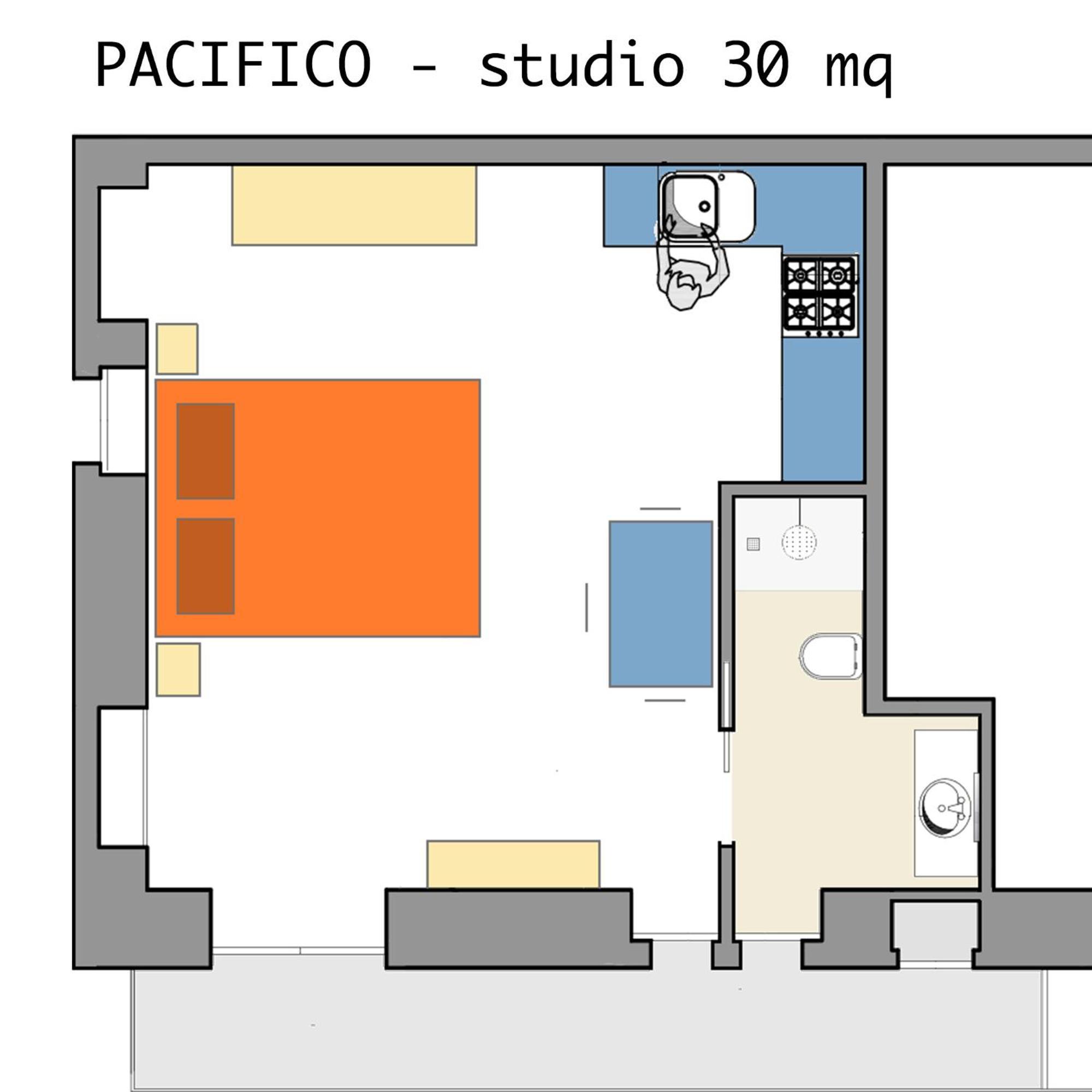 Pacifico Turin Studio Buitenkant foto